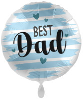 Best Dad folieballon ENG 43cm
