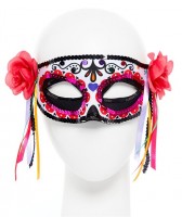 Day of the dead roses mask