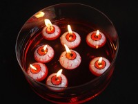 25 Floating Candles - Burning Eyes 4cm