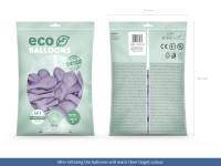 100 Eco Pastell Ballons lavendel 30cm