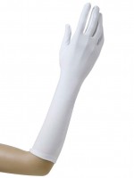Elegante Weiße Handschuhe Lang
