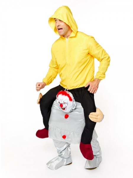 Auf Horror Clown Huckepack Kostüm