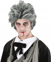 Anteprima: Parrucca zombie crazy grigia