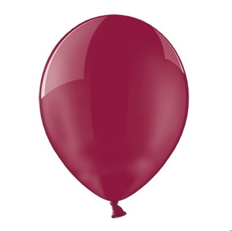 100 Transparente Partystar Ballons brombeere 23cm