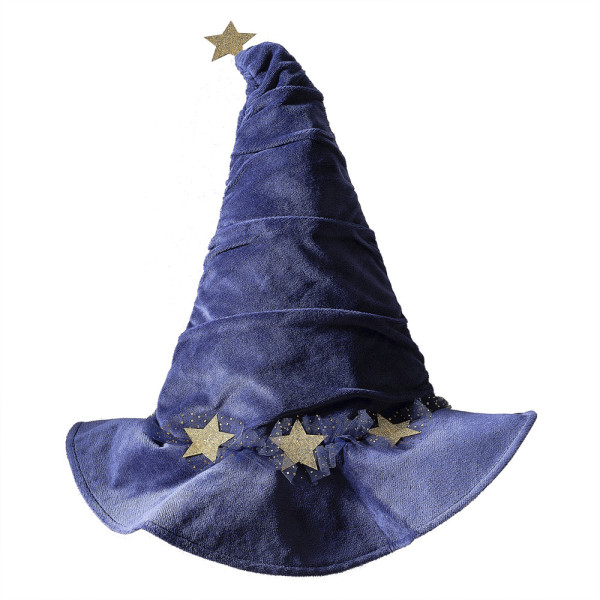 Sternen Zauber Hut blau Deluxe