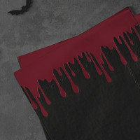 Widok: 16 Krwawych Czarnych Serwetek 16cm