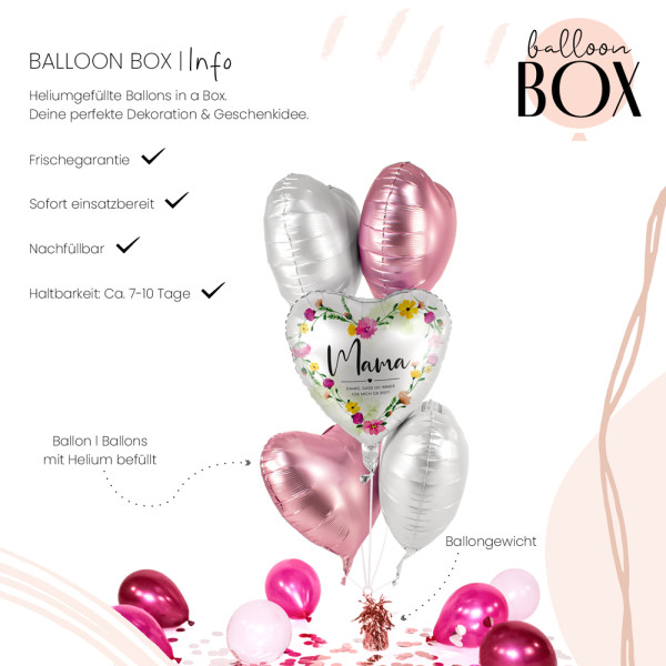 Heliumballon in der Box Thanks Mum 3
