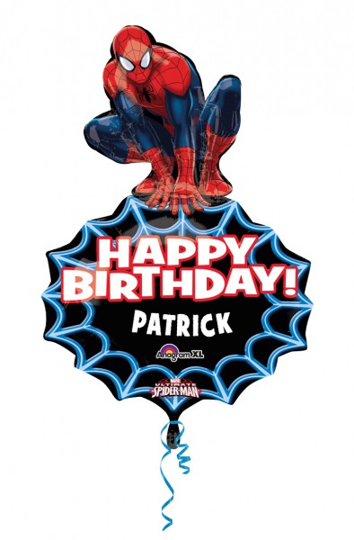 Individueller Spiderman Geburtstagsballon
