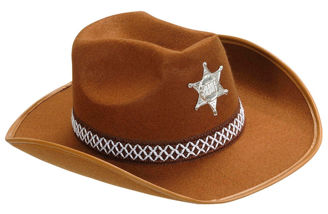 Chapeau de shérif cowboy pour enfants