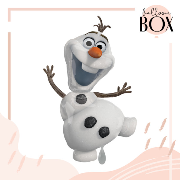XXL Heliumballon in der Box 3-teiliges Set Frozen Olaf
