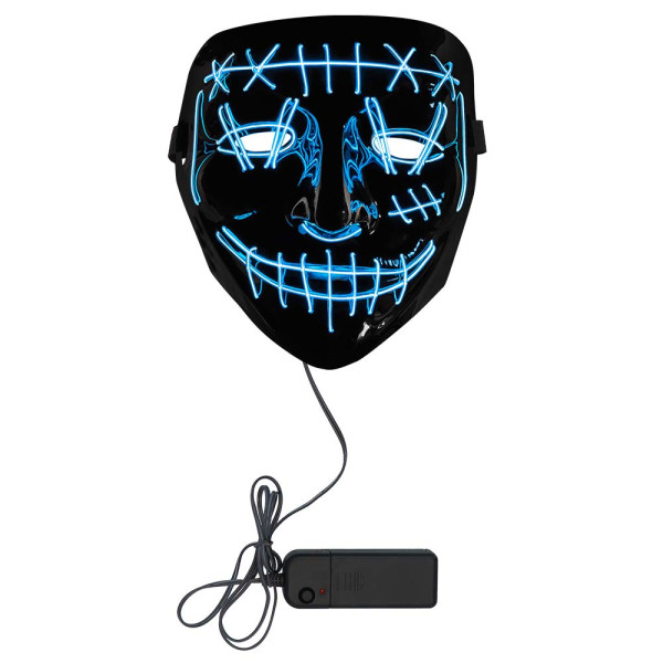 Maska zabójcy LED niebieska