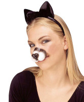 Vista previa: Aderezo para disfraz de nariz de gato Mickie
