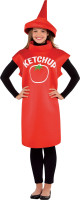 Disfraz de salsa de tomate para mujer