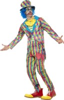 Voorvertoning: Olaf The horror circus clown heren kostuum