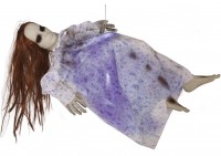 Vista previa: Muñeca de terror animada violeta 60cm