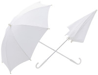 Klassischer Weißer Schirm