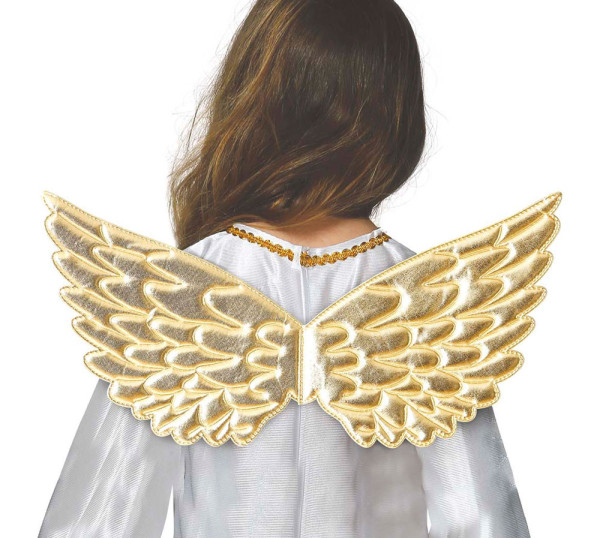 Złote skrzydła anioła 44cm