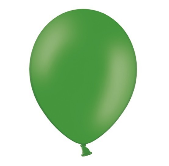 100 ballonger pastell mörkgrön 25cm