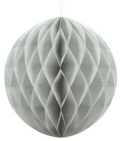 Honeycomb ball Lumina light gray 30cm