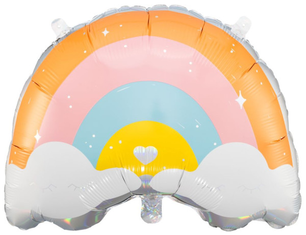 Regenboog magische folieballon 55cm