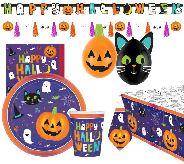 Halloween friends party package 39 pieces