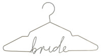 Vorschau: Kleiderbügel Braut