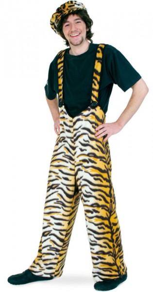 Pluszowe spodnie tygrysa dla mężczyzn