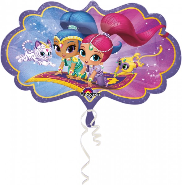 Folienballon Fliegender Teppich Shimmer &amp; Shine