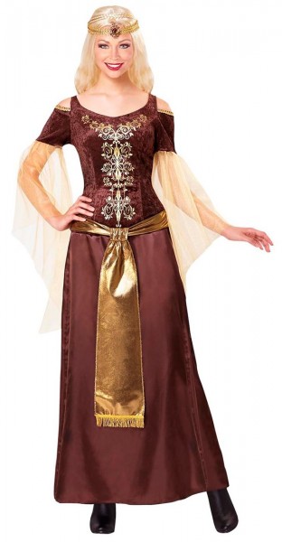Costume da donna medievale vichingo