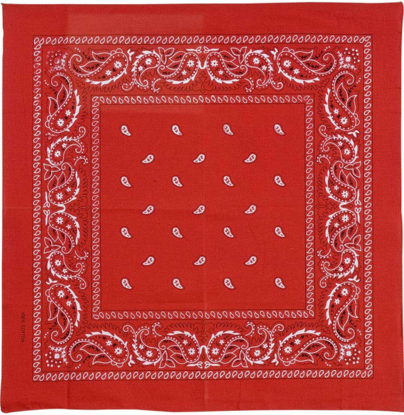 Classic cowboy scarf red