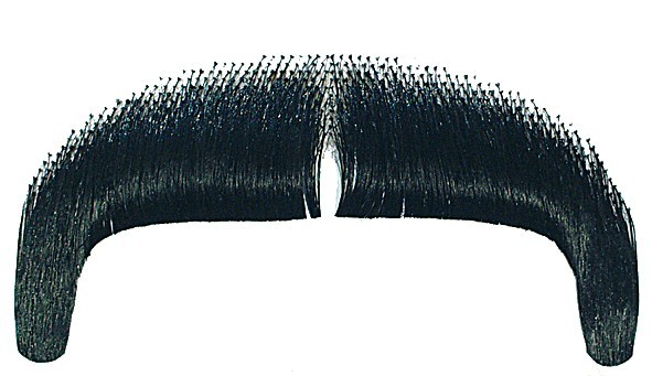 Gangster beard human hair available in 4 colors
