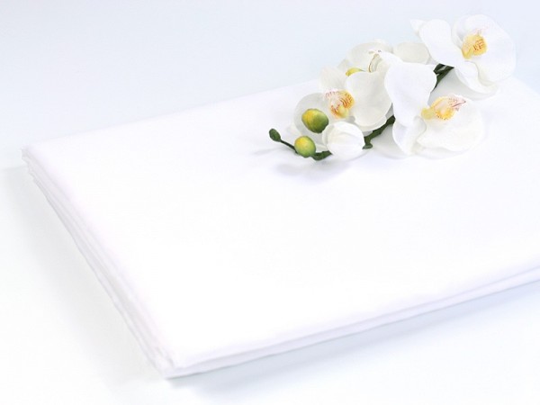 Tissu décoratif blanc 1,5x8m