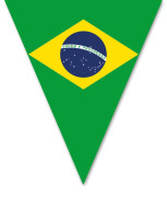 Cadena banderín Brasil 5m