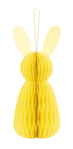 Figura panal conejito de Pascua amarillo 30cm