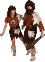 Aperçu: Costume homme de Néandertal marron