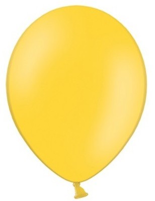 100 feststjerner balloner gul 12 cm