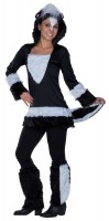 Preview: Naughty skunk ladies costume