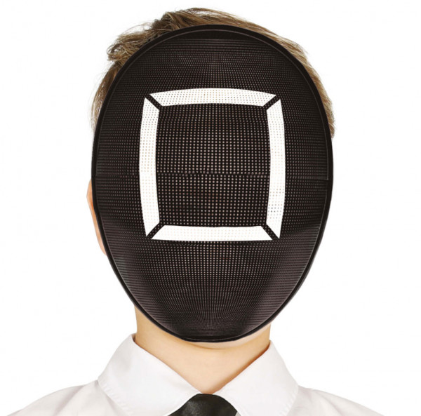 Quadrat Killer Maske für Kinder