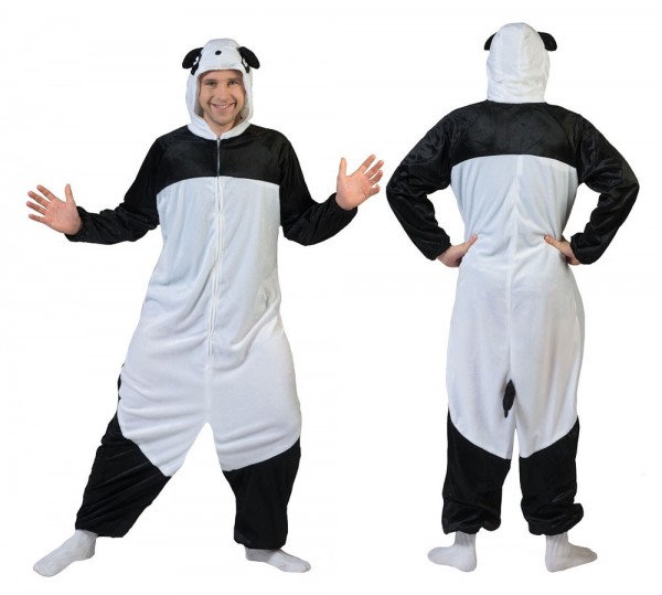 Fluffy panda men's overall
