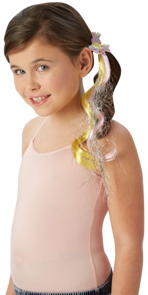 Fluttershy strand of hair with elastic band