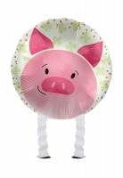 Lucky pig Airwalker foil balloon 43cm