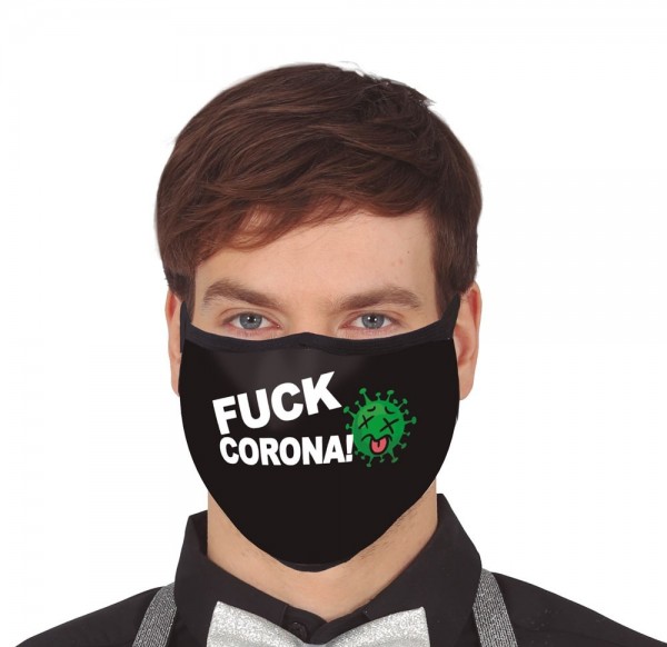 Fuck Corona mouth and nose mask