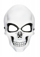 Preview: Scary skeleton mask white