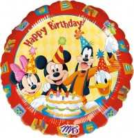 Verjaardagsfeestje Mickey Mouse folieballon