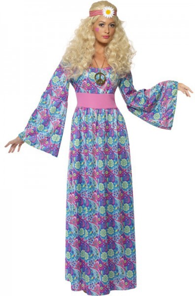 Vestido de mujer hippie psicodélico