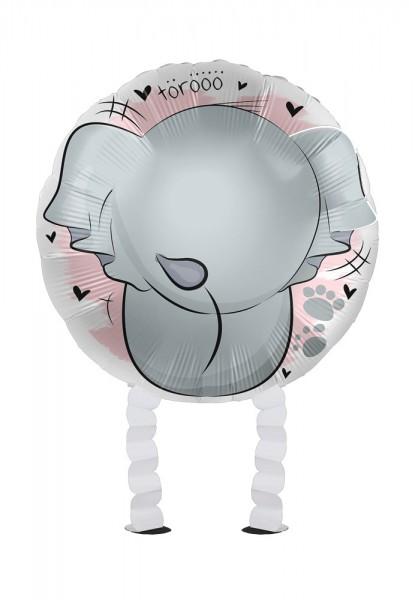 Kleiner Elefant Airwalker Folienballon 43cm