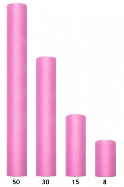 Tüll Rolle Pink 20m 3