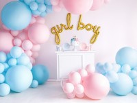 XXL ballon party reuze baby blauw 1m
