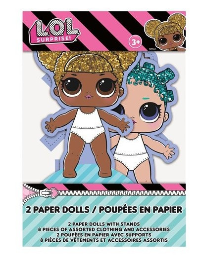 LOL Surprise paper dolls