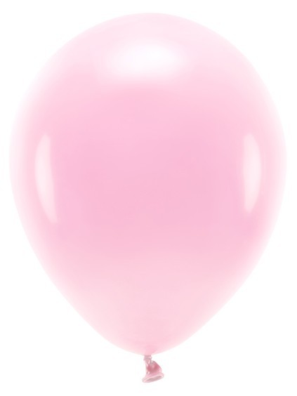 100 balonów eco pastelowych jasnoróżowych 30cm